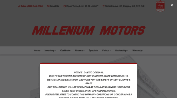 milleniummotorscalgary.com