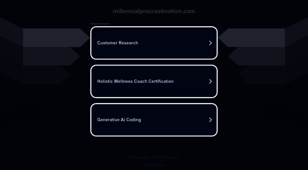 millennialprocrastination.com
