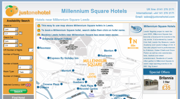 millenniumsquarehotels.co.uk