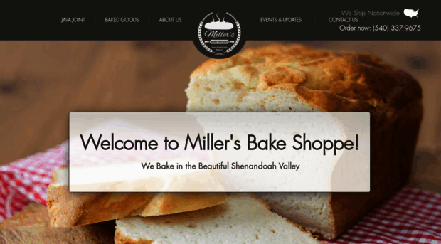 millersbakeshoppe.com