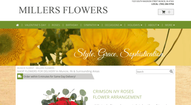 millersflowers.net