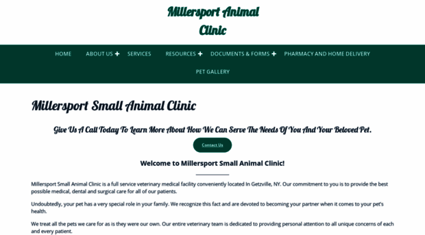millersportsmallanimalclinic.com