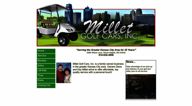 milletgolfcars.com