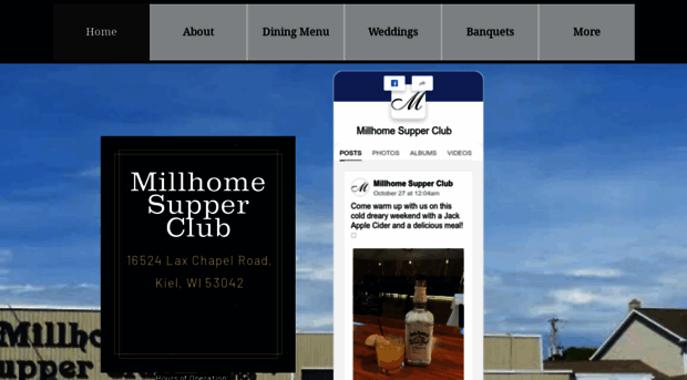 millhomesupperclub.com