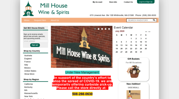 millhousewineandspirits.com