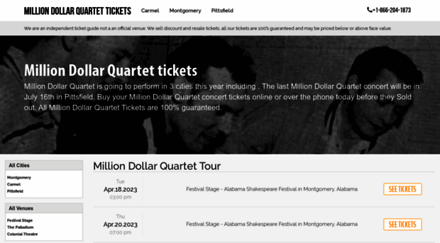 milliondollarquartet.store