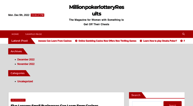 millionpokerlotteryresults.com