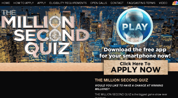 millionsecondquizcasting.com