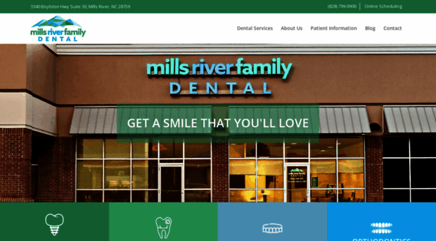 millsriverdental.com