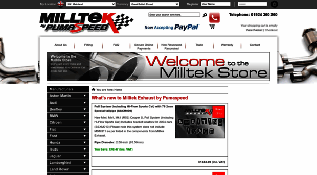 milltekexhaust.pumaspeed.co.uk