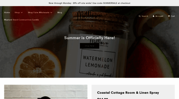 milltownbathandcandle.com