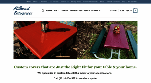 millwoodtablecloths.com