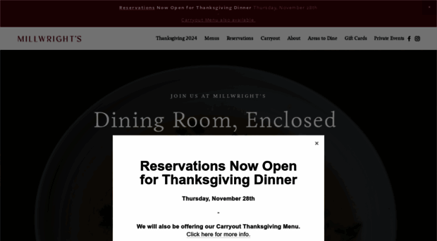 millwrightsrestaurant.com