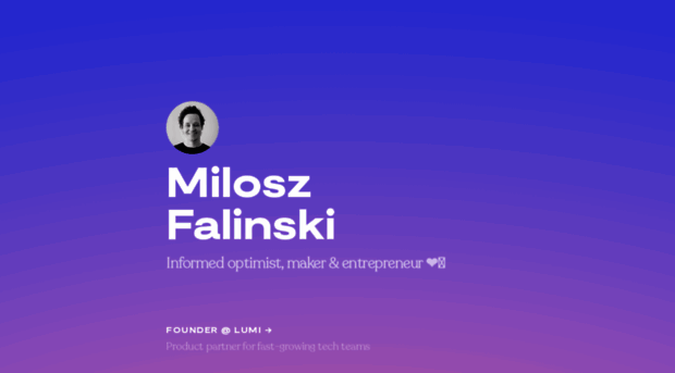 miloszfalinski.com