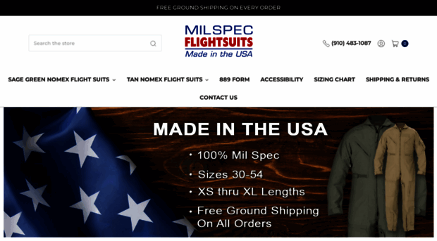 milspecflightsuits.com