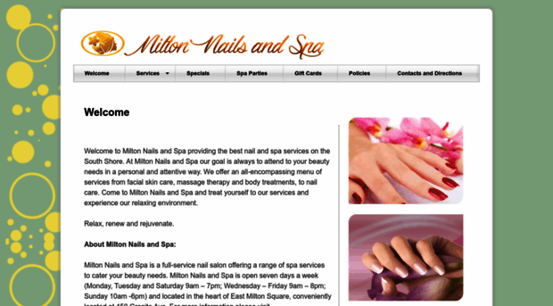 miltonnailsandspa.com