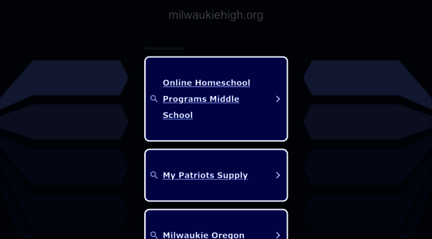 milwaukiehigh.org