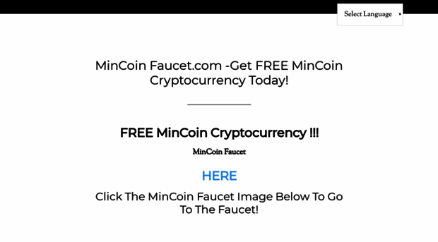 mincoinfaucet.com