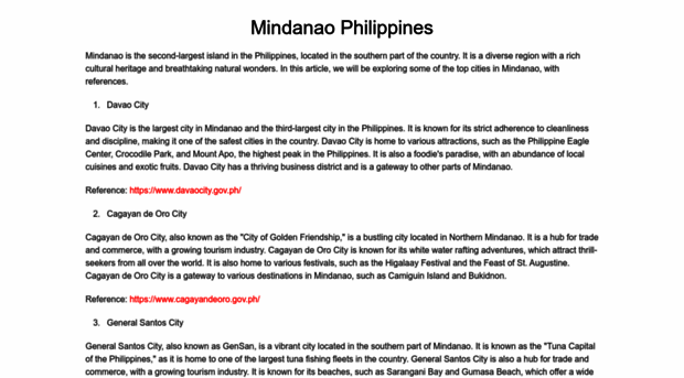 mindanao.com