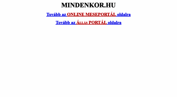 mindenkor.hu