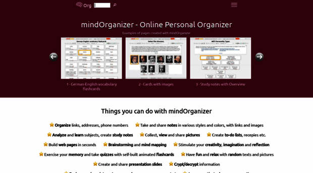 mindorganizer.net