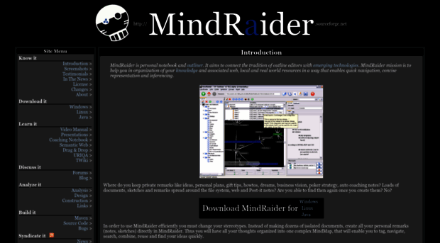 mindraider.sourceforge.net