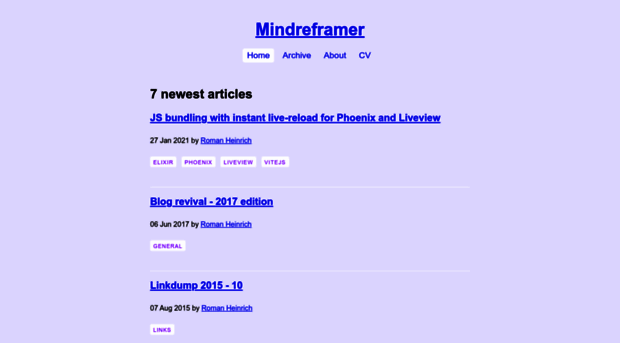 mindreframer.com