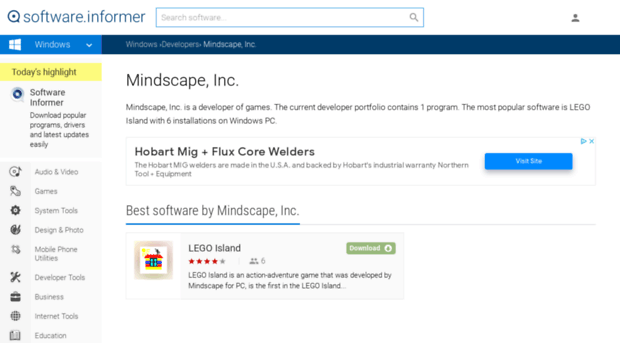mindscape-inc.software.informer.com