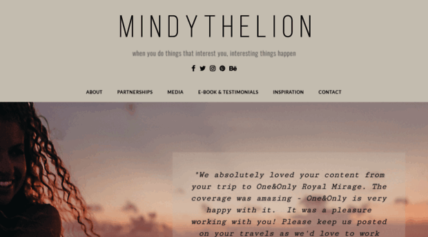 mindythelion.com