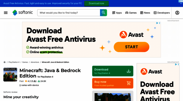 minecraft-java-bedrock-edition.en.softonic.com