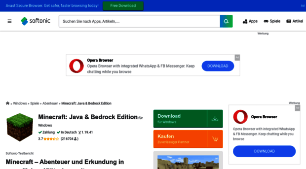 minecraft.softonic.de
