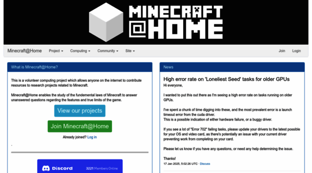 minecraftathome.com