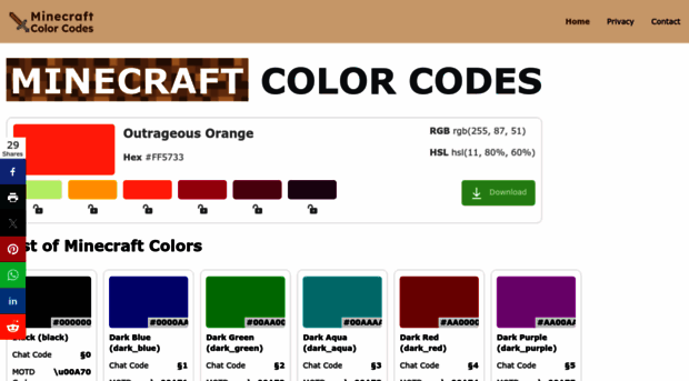 minecraftcolorcodes.org