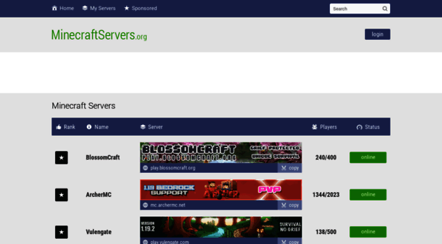 minecraftserverlist.com