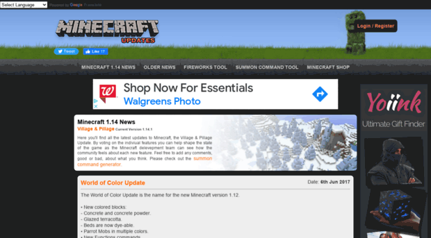 minecraftupdates.com