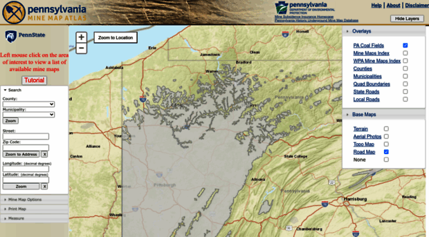 minemaps.psu.edu