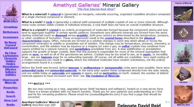 mineral.galleries.com