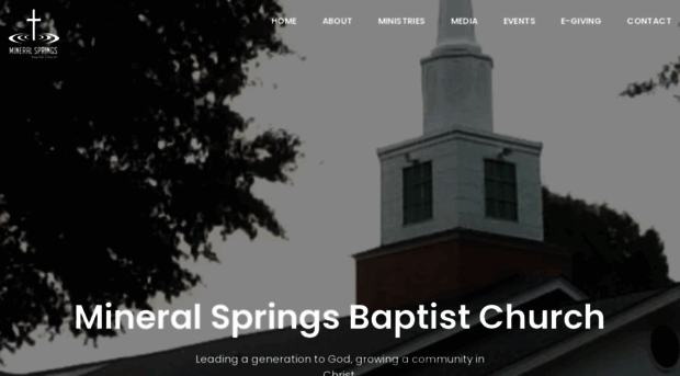 mineralspringsbaptistchurch.org