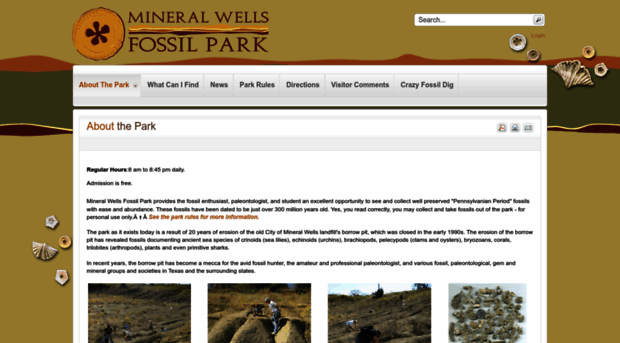 mineralwellsfossilpark.com