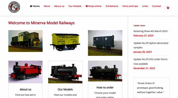 minervamodelrailways.co.uk