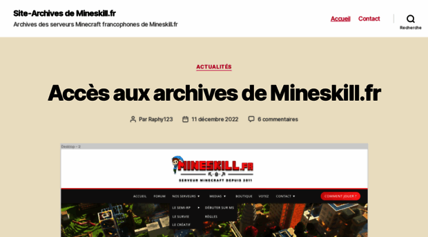 mineskill.fr