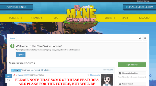 mineswine.com