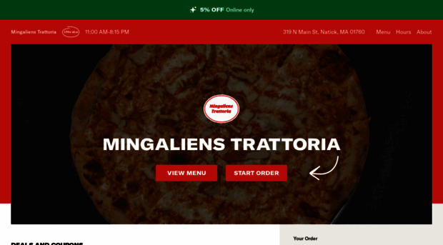 mingalienstrattoria.com