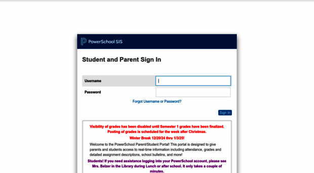 mingusunion.powerschool.com