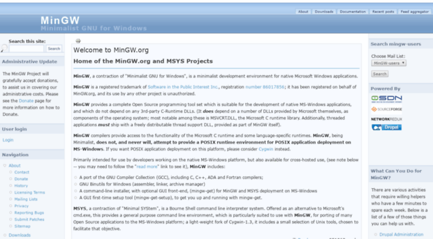 mingw.sf.net