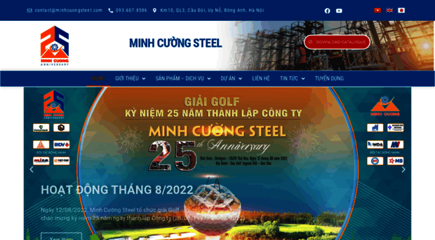 minhcuongsteel.com