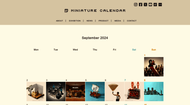 miniature-calendar.com