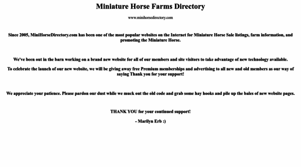 miniaturehorsefarmsdirectory.com