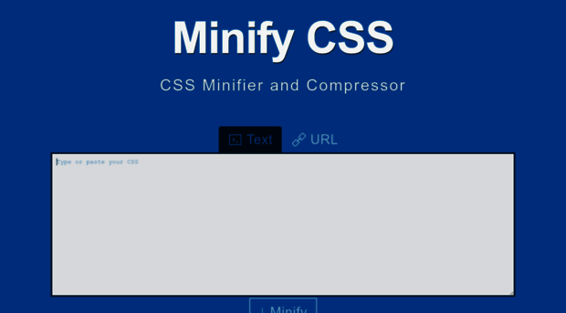 minifycss.io