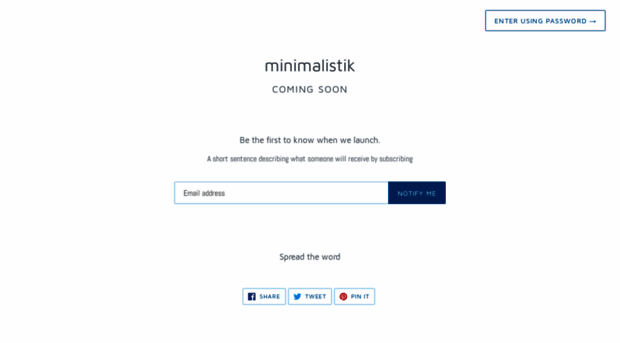 minimalistik.tech